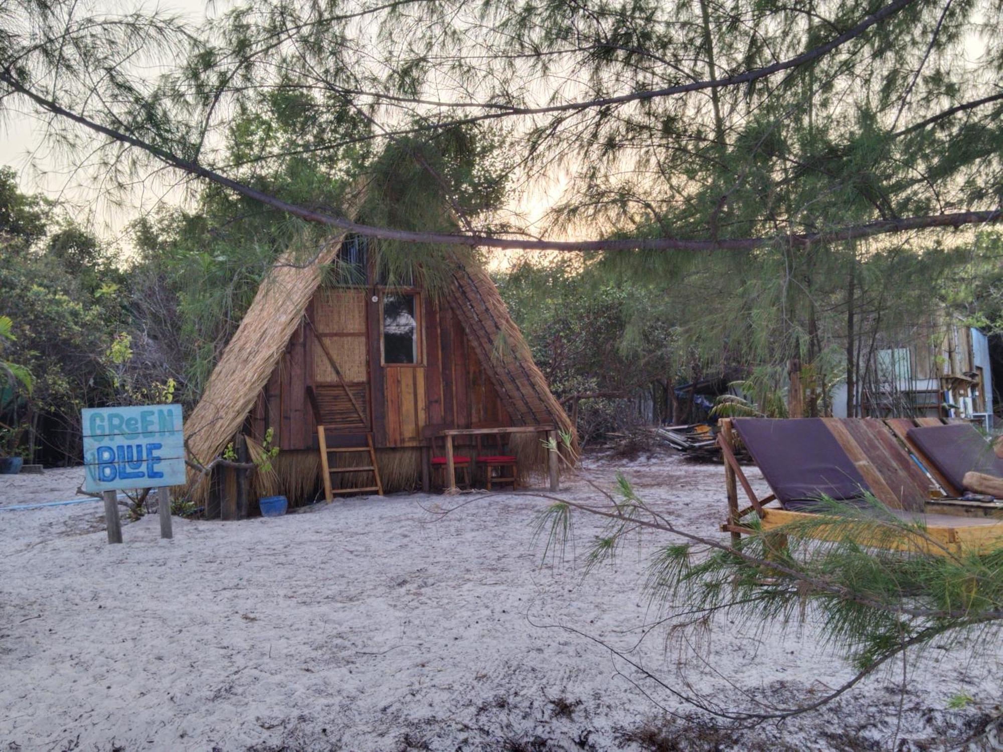 Green Blue Beach Hostel Đảo Koh Rong Samloem Ngoại thất bức ảnh