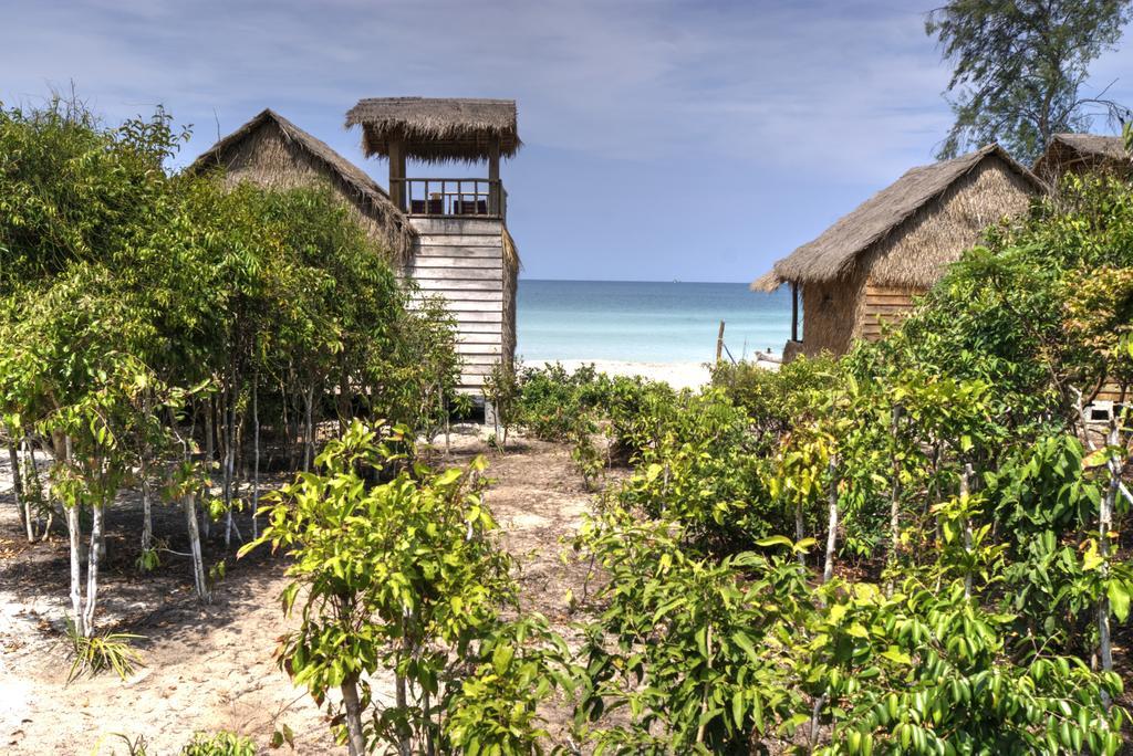 Green Blue Beach Hostel Đảo Koh Rong Samloem Ngoại thất bức ảnh